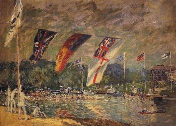 阿爾弗萊德 西斯萊 Regatta at Molesey